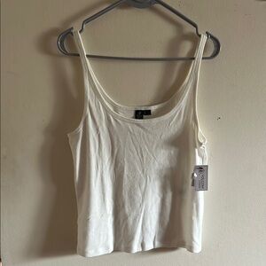 Women's White Tank Top